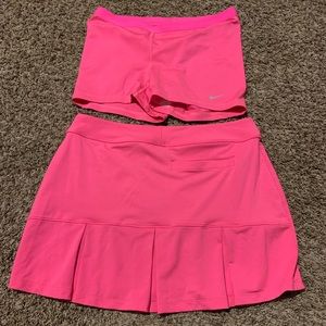 Nike Golf skirt and spandex